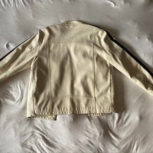 Black and Cream Wilson's faux leather jacket